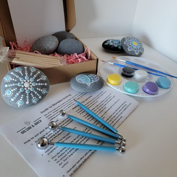 Mandala Beach Stones Dotting Kit