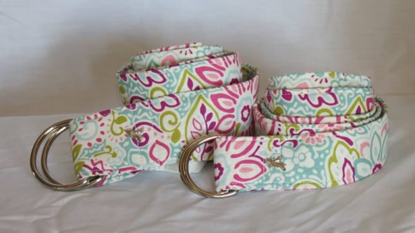 Lindsey Premium D-Ring Fabric Belt - Image 2